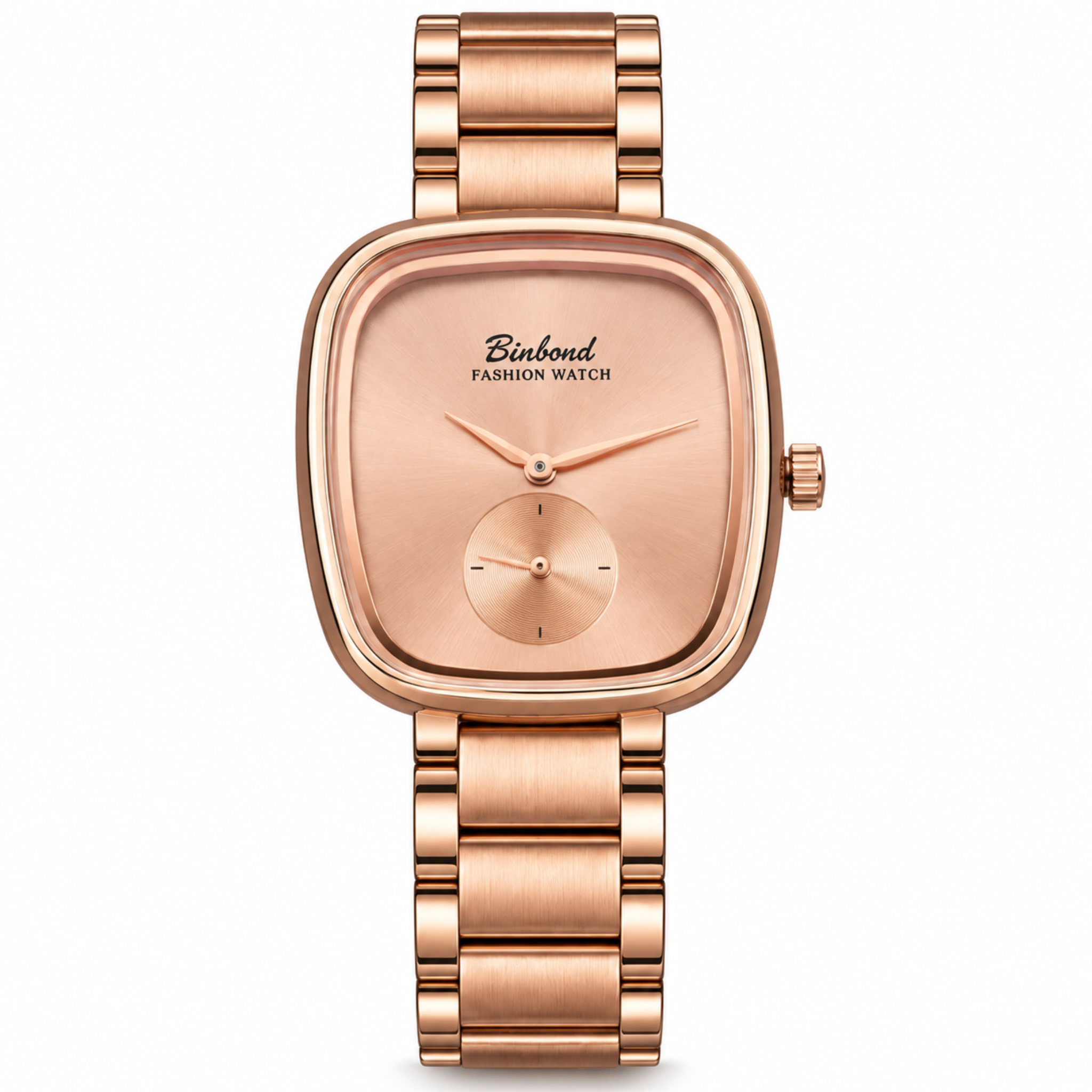 Relógio Feminino Zoe — Elegância Rosé em Aço Inox