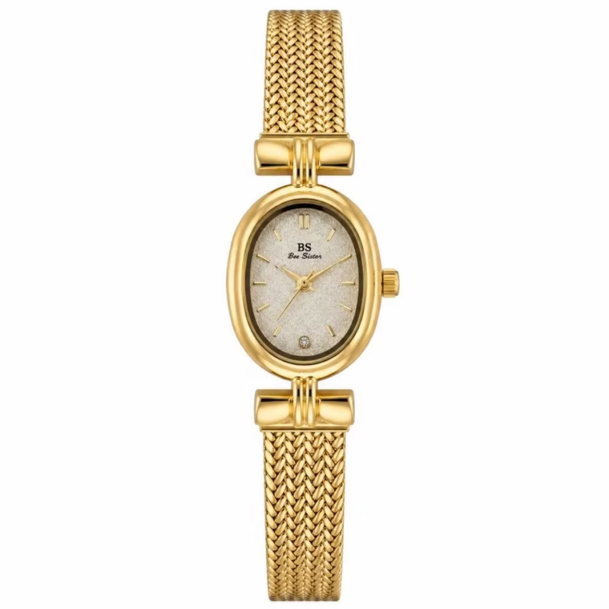 Relógio Feminino Liz Dourado em Aço Inox — Elegante e Clássico