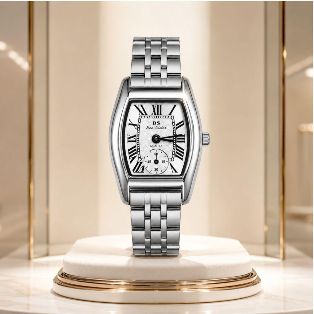 Relógio Feminino Lumi — Elegância Clássica em Aço Inox